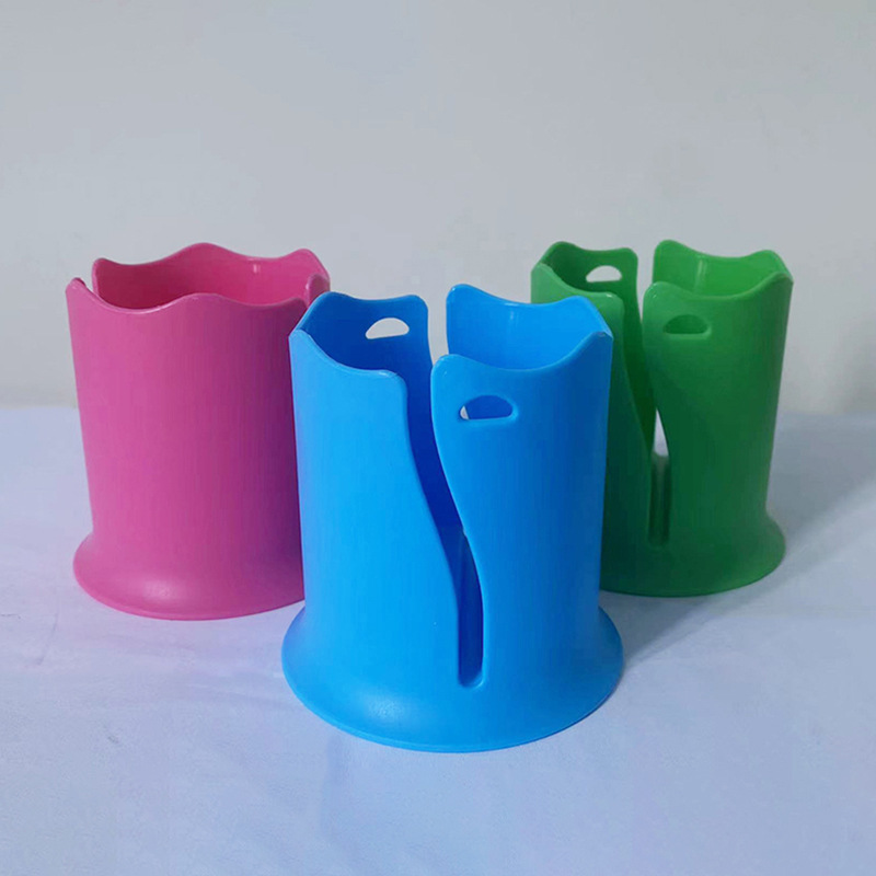 2-Pack Blue Outdoor Surfboard Water Bottle Holder - Portable PP & Silicone view 3