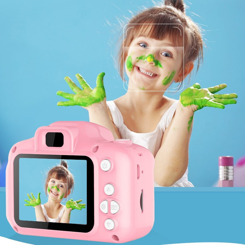 X2 Pink HD Dual Lens Kids Cat Digital Camera - Multi-Functions With 20MP view 2