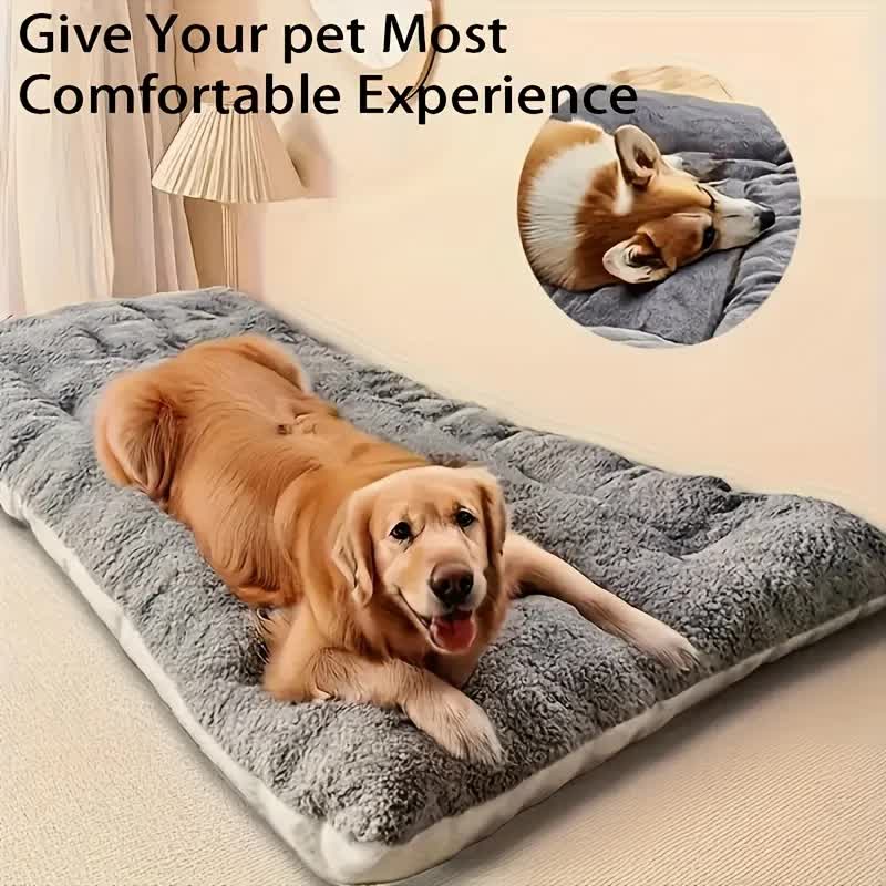 Superior Insulation Grey Dual-Sided Pet Sleeping Mat(45X90CM) for Dogs & Cats