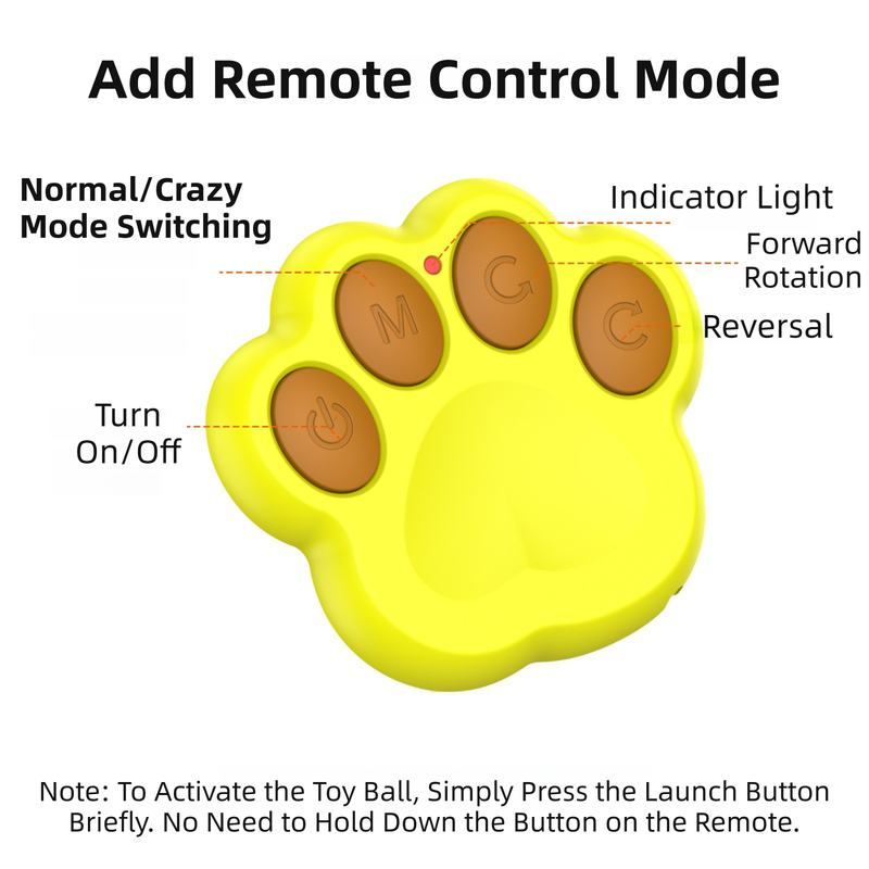 Orange Durable TPU Smart Interactive Electric Pet Toy Ball - Automatic view 6