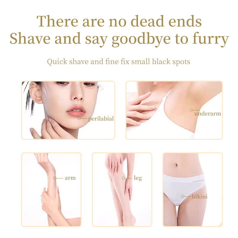 Pink Painless Electric Shaver for Women - USB Rechargeable Bikini Trimmer & view 2
