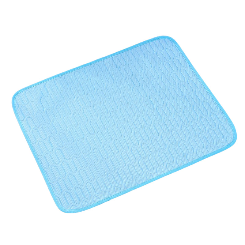 Blue Pet Summer Ice Silk Cooling Mat - Breathable Latex Sleep Pad for Dogs & — image 1