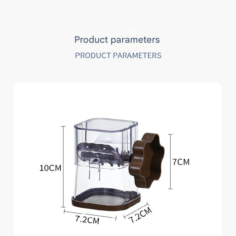 Yellow Manual Nut & Chocolate Grinder - Effortless Peanut Walnut Chopper view 4