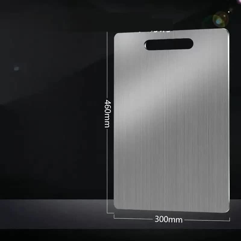 Dual-Sided Stainless Steel Chopping Board - Hygienic & Durable Kitchen Cutting