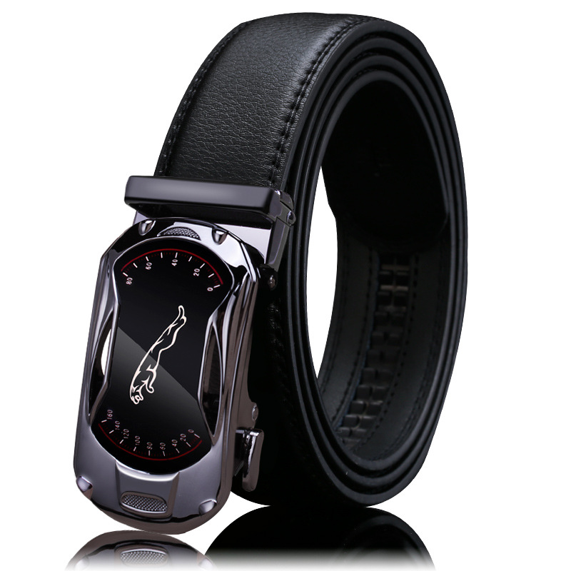 Valentine's Day Gift - Premium Men's Genuine Leather Automatic Buckle Belt