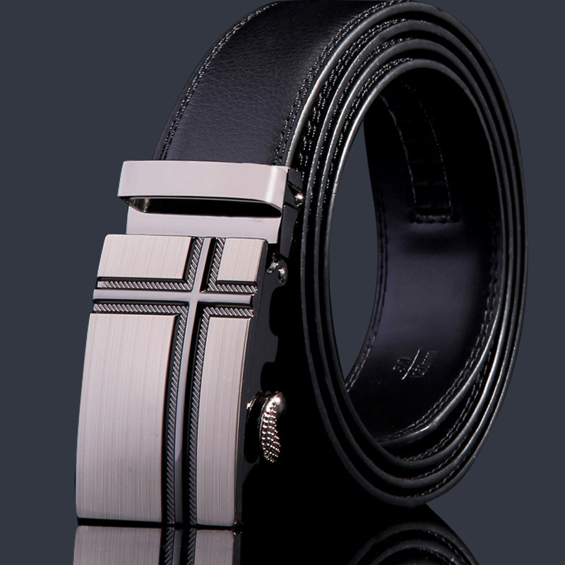 Valentine's Day Gift - Premium Men's Genuine Leather Automatic Buckle Belt