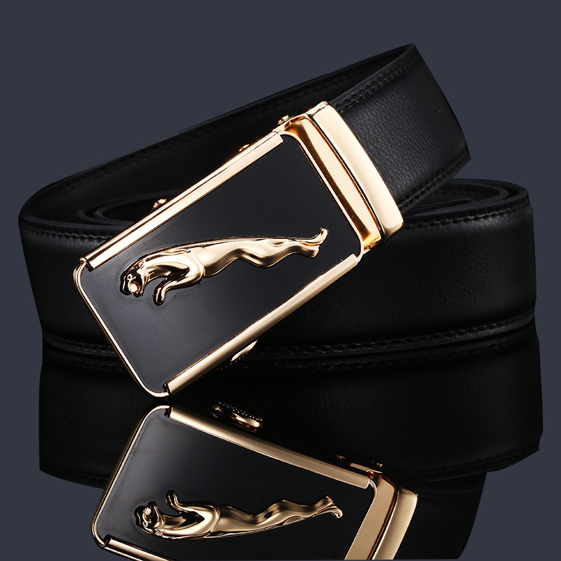Valentine's Day Gift - Premium Men's Genuine Leather Automatic Buckle Belt