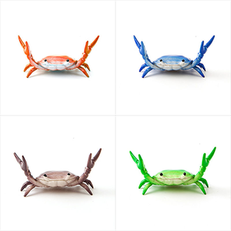 3-Pack Brown Creative Crab Pen Holders - Cute Desk Organizer & Phone Stand view 4