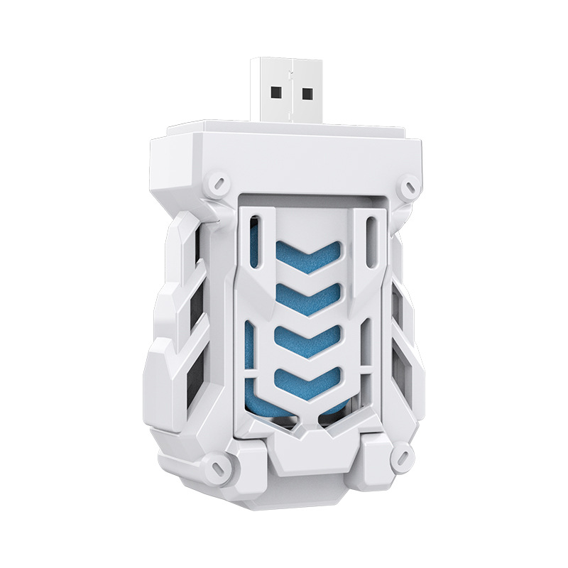 White Portable USB Mosquito Repellent Heater - Electric Mosquito Killer with