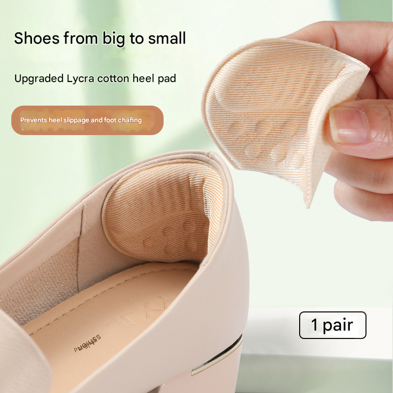 5 Pair Black Soft & Breathable Heel Grips for Loose Shoes - Anti-Slip Shoe view 2