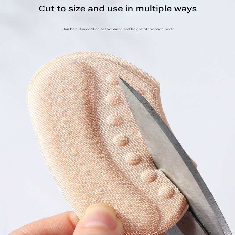 5 Pair Pink Soft & Breathable Heel Grips for Loose Shoes - Anti-Slip Shoe Pads view 4