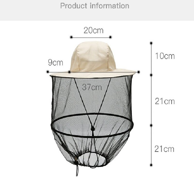 Grey camouflage Outdoor Fishing Hat with Mesh Head Net Sun Protection Bucket view 5