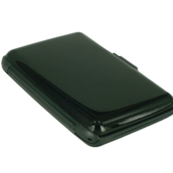3-Pcs Black Slim Aluminium Credit Card Holder RFID Blocking Wallet Hard Shell