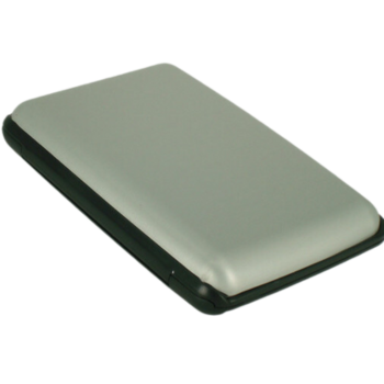 3-Pcs Silver Slim Aluminium Credit Card Holder RFID Blocking Wallet Hard Shell