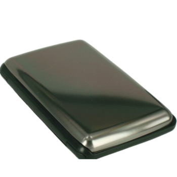 3-Pcs Grey Slim Aluminium Credit Card Holder RFID Blocking Wallet Hard Shell
