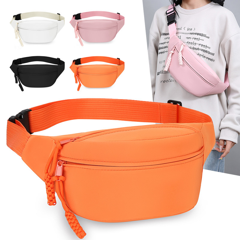 Pink Women's Fashion Crossbody Sling Bag Large Capacity Casual Shoulder Bag view 3