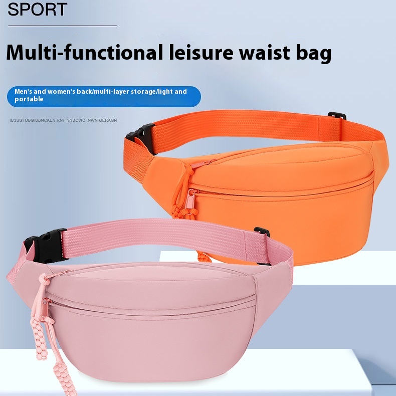 Pink Women's Fashion Crossbody Sling Bag Large Capacity Casual Shoulder Bag view 4