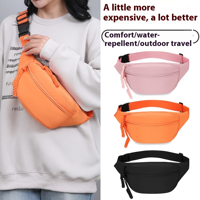 Pink Women's Fashion Crossbody Sling Bag Large Capacity Casual Shoulder Bag view 5