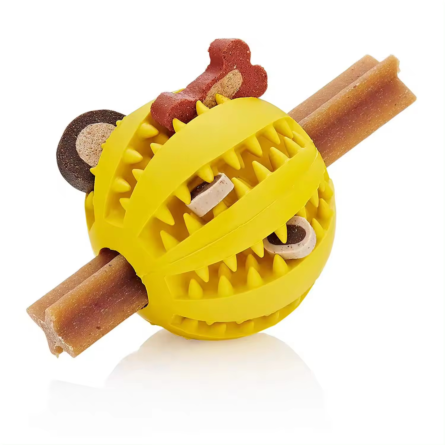 Pink TPR Dog Chew Ball Set – 3-Piece Size Combination (Small view 4