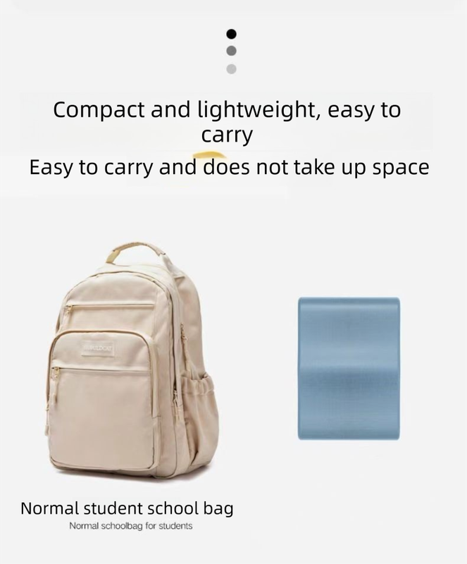 Light blue Ergonomic Memory Foam Student Seat Cushion – 34×24×5cm view 4