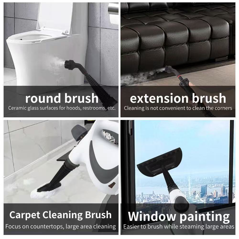 Pink Handheld Steam Cleaner 1050W High Pressure Chemical Free Cleaning Machine view 4