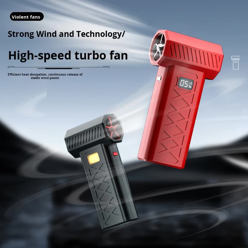 Red High Power Portable Jet Fan Air Blower 130000 RPM Electric Duster for Snow view 5
