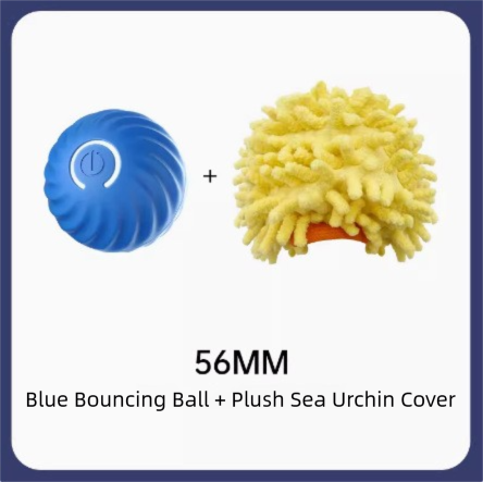 Blue Interactive Gravity Bouncing Dog Toy Ball(56MM) - Smart Automatic Teasing