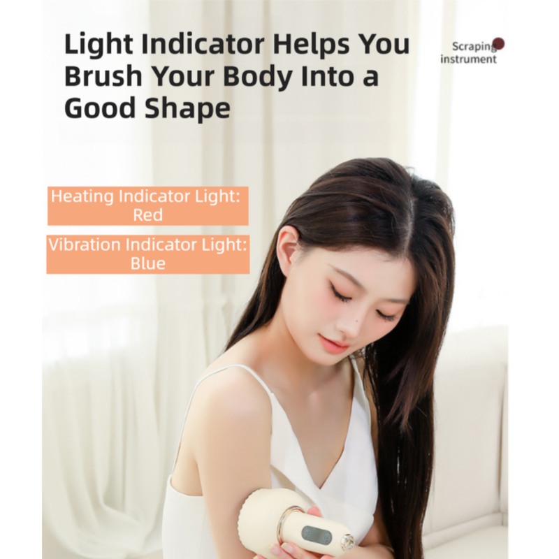 2-in-1 Portable Electric Gua Sha Meridian Massager Tool - 9-Gear Vibration & view 5