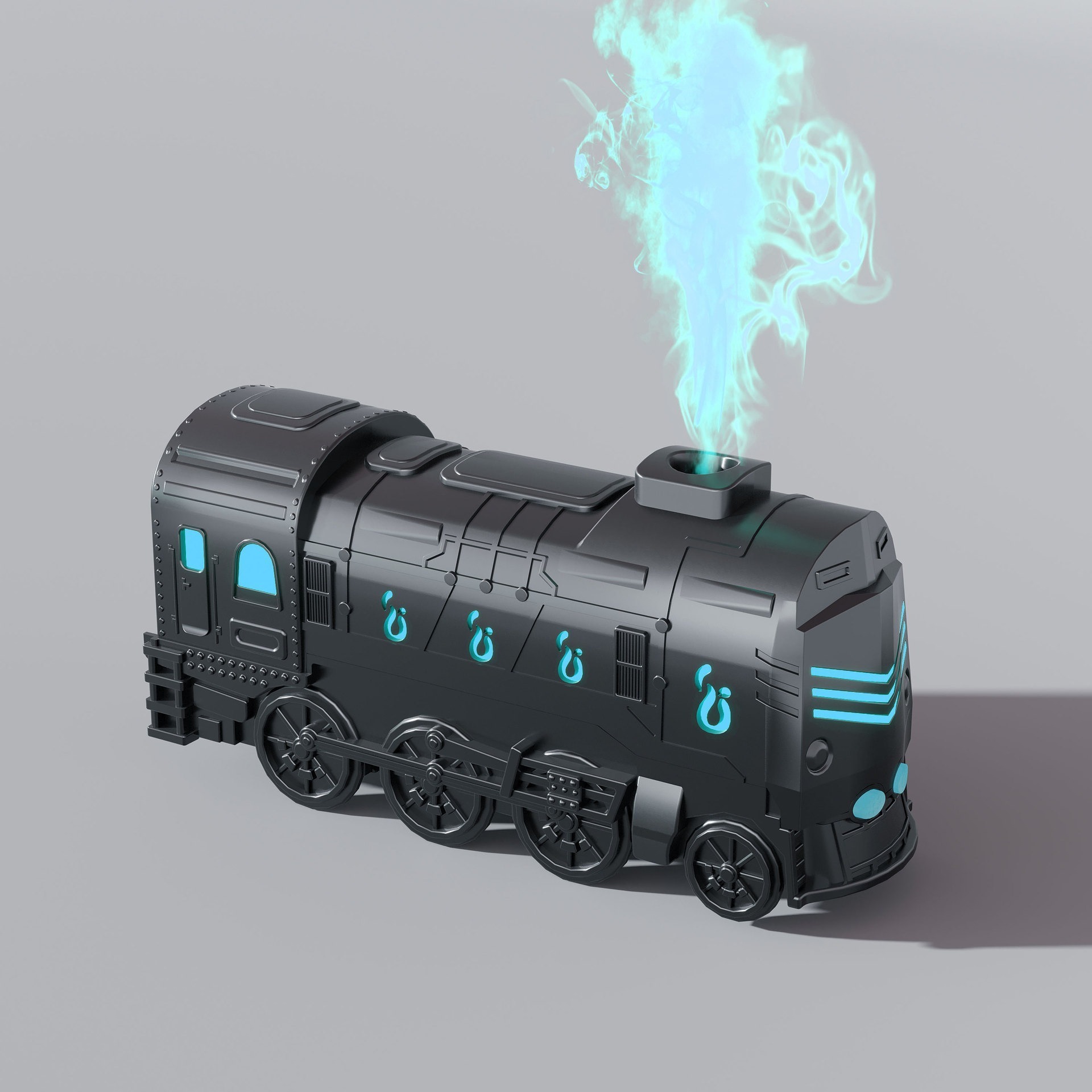 War-Armor Ultrasonic Train Humidifier & Aroma Diffuser - Large & Fine Mist Output