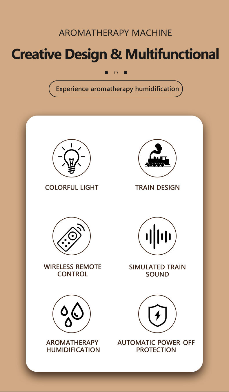 War-Armor Ultrasonic Train Humidifier & Aroma Diffuser - Large & Fine Mist Output view 5