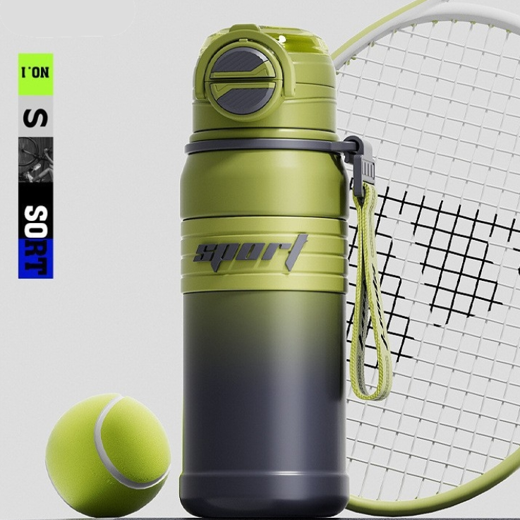 2-Pack Green 680ml Large Capacity Sports Insulated Tumbler - 316 Stainless