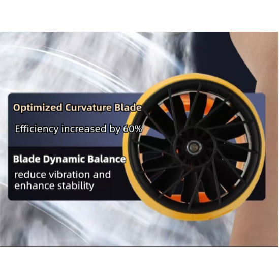 Blue Ultra-High Power Cordless Turbine Air Blower With Lithium Battery & view 5