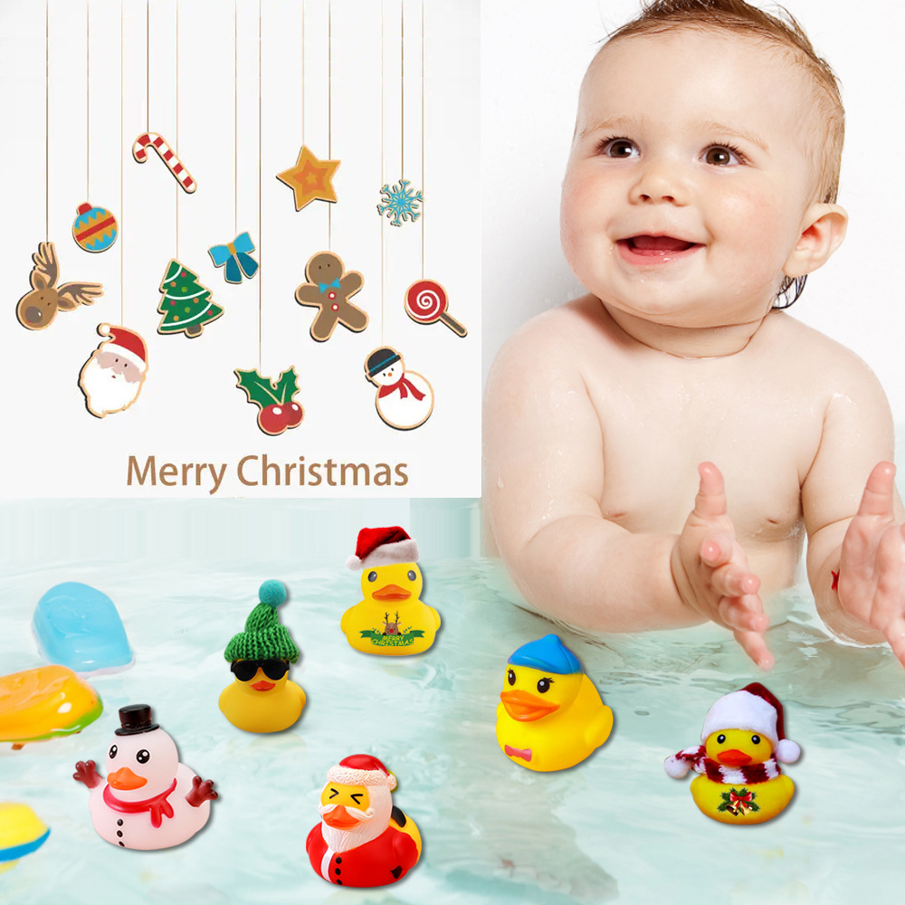Christmas Rubber Duck Advent Calendar - 24 Days Countdown with Giraffe Themed view 2