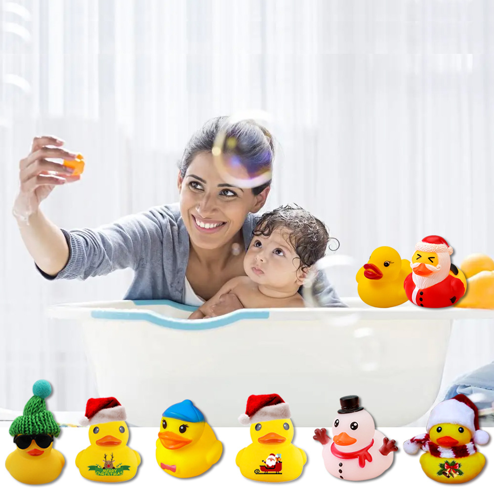 Christmas Rubber Duck Advent Calendar - 24 Days Countdown with Giraffe Themed view 3