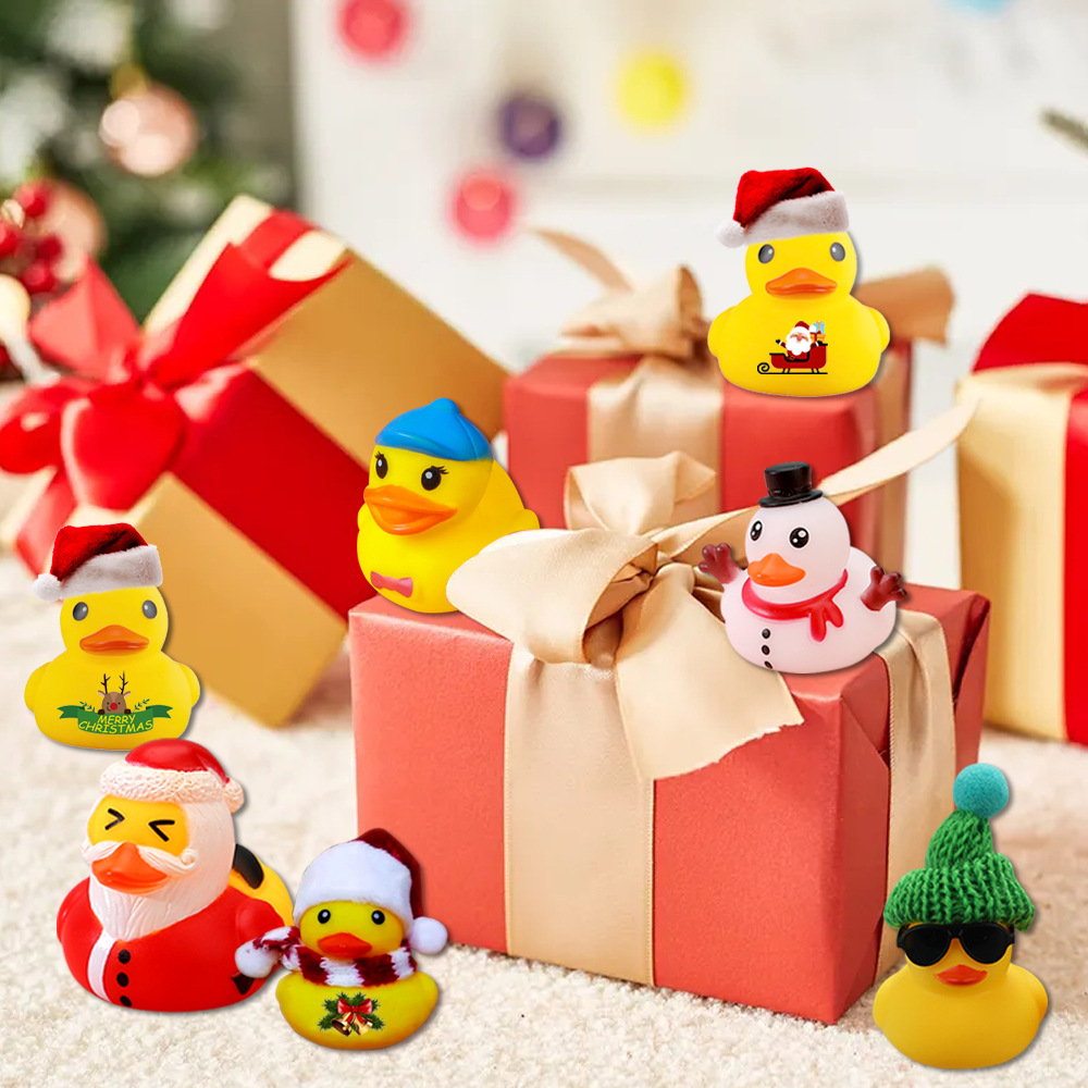 Christmas Rubber Duck Advent Calendar - 24 Days Countdown with Giraffe Themed view 4