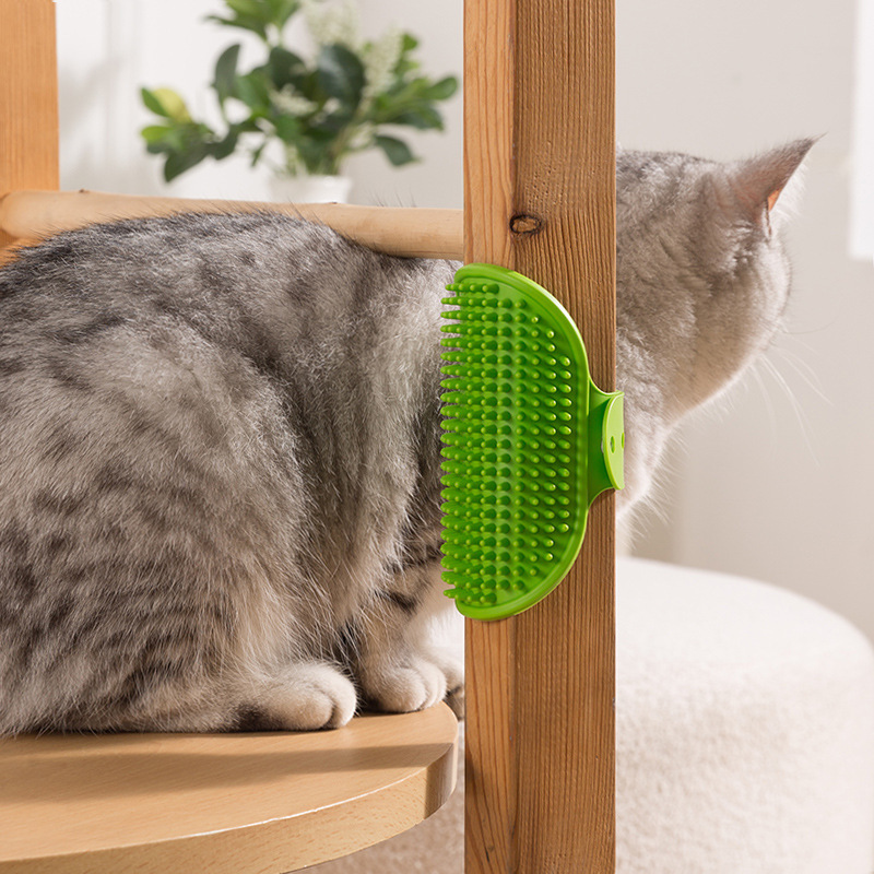 3-Pack Black Multi-Functional Adjustable Silicone TPR Pet Grooming Massage view 5