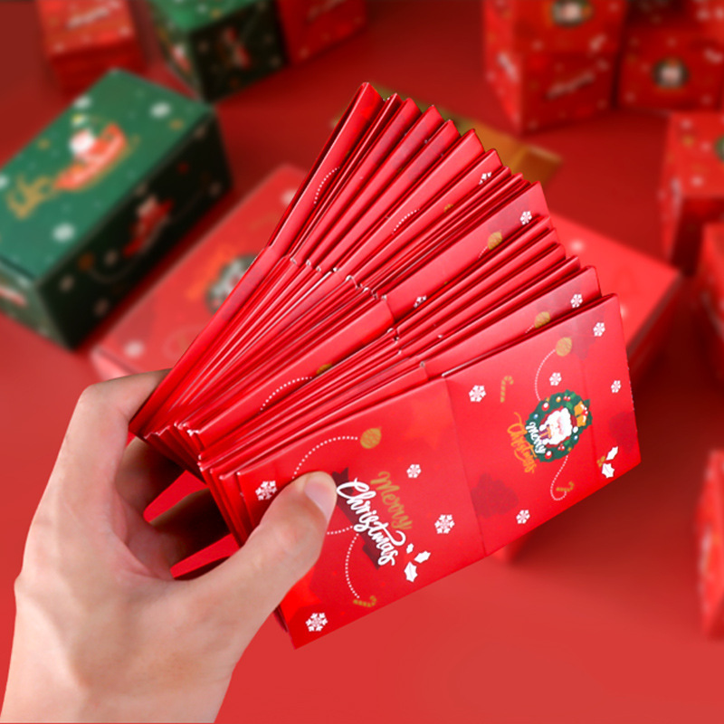 Blue Pop-Up Jumping Gift Box Set (10 Bouncing Boxes) - Christmas view 4