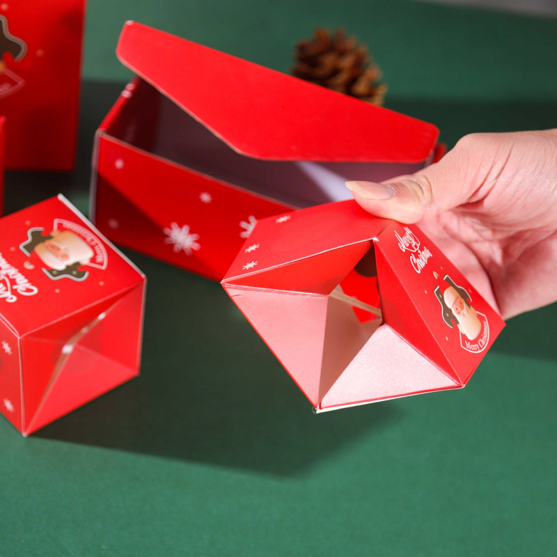 Blue Pop-Up Jumping Gift Box Set (20 Bouncing Boxes) - Christmas view 5