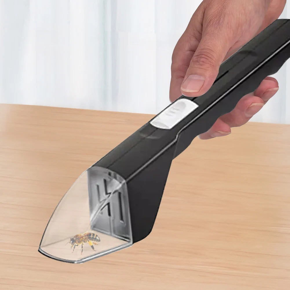 Black Handheld Insect Catcher and Bug Grabber Tool - Quick and Clean Removal view 2
