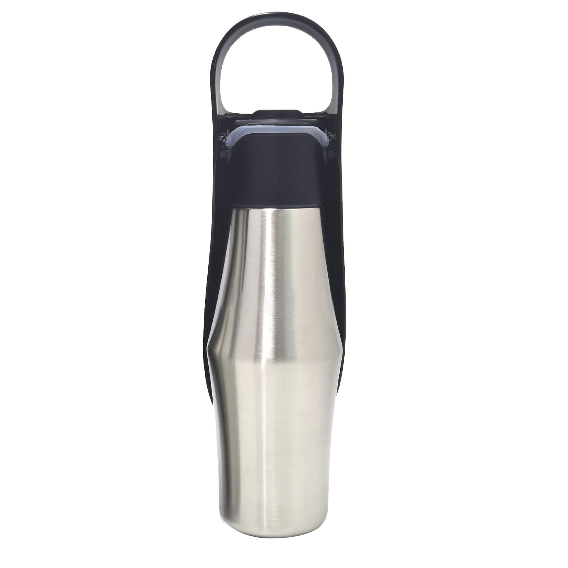 Black 27oz Food-Grade 304 Stainless Steel Pet Water Bottle - Portable Dog and