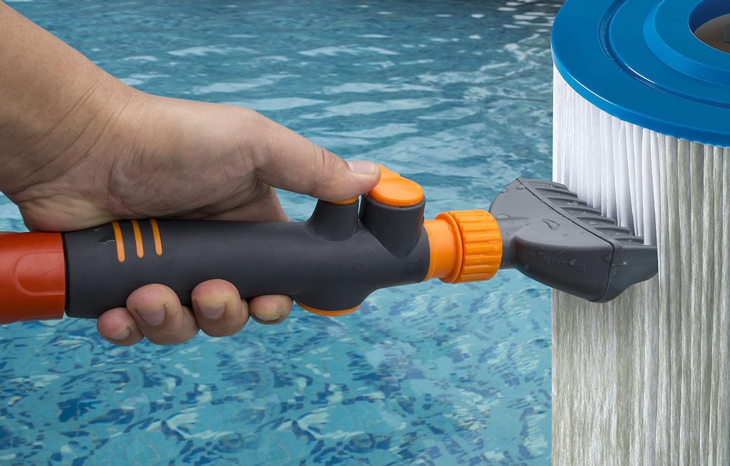 2-Pack Handheld High-Power Jet Water Sprayer for Pool and Spa Cartridge Filter view 4