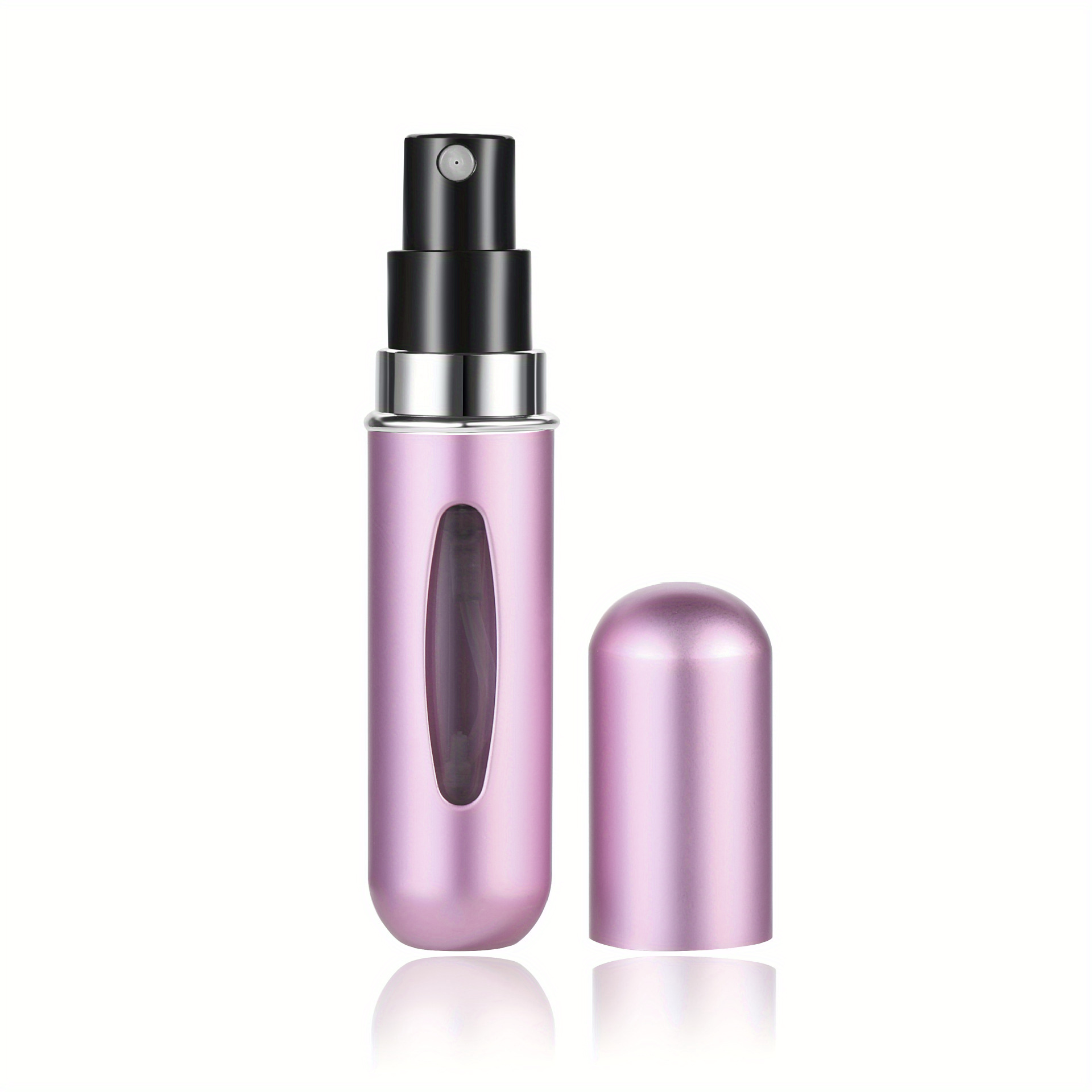 4PCS Pink Portable Perfume Atomizer Bottle(5ML) - Refillable Travel Scent Pump