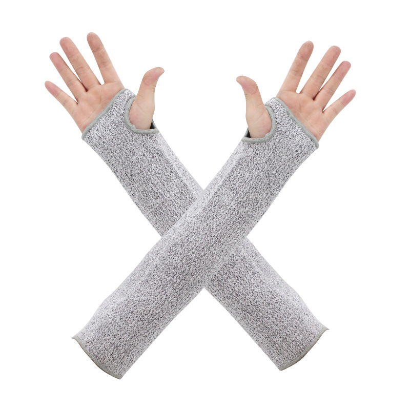 One-Pair 5 Level Cut-Resistant Arm Protection Sleeves(55CM) - Anti-Slash &
