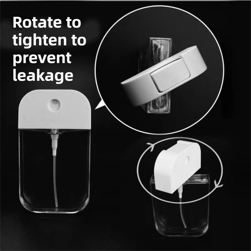 3-Pack Ultra-Slim 50ml Card-Style Travel Spray Bottle with Black Silicone view 3