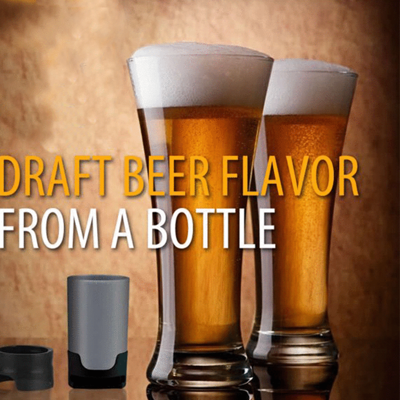 2-Pack Portable Beer Foamer & Bubble Maker - Handheld Beer Frother for Creamy