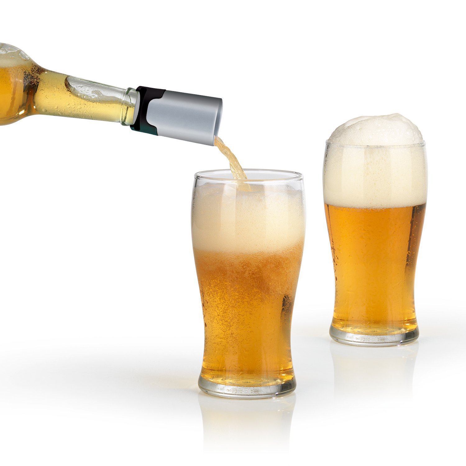 2-Pack Portable Beer Foamer & Bubble Maker - Handheld Beer Frother for Creamy view 2