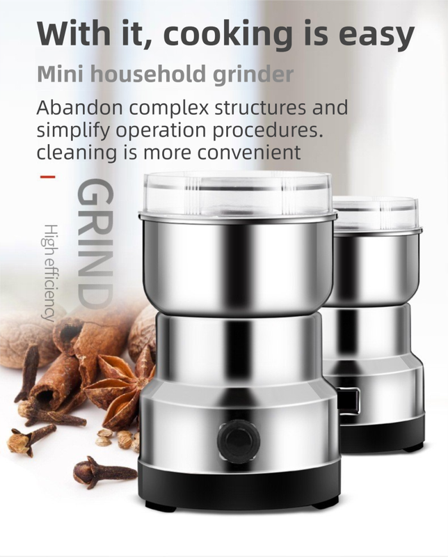 Compact Electric Grinder and Pulverizer - Multi-Functional Ultra-Fine Kitchen view 5