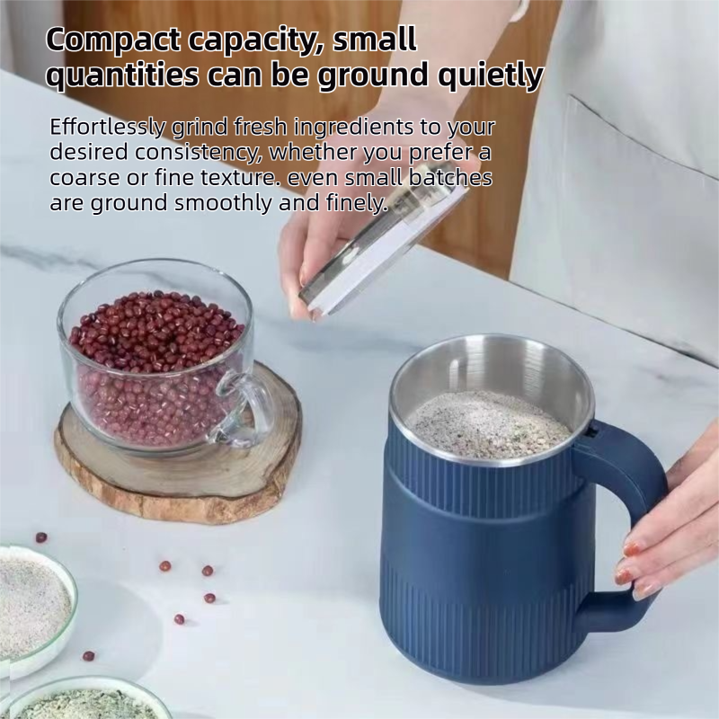 Large Capacity Electric Food Grinder and Pulverizer with 3 Blade Sets view 4