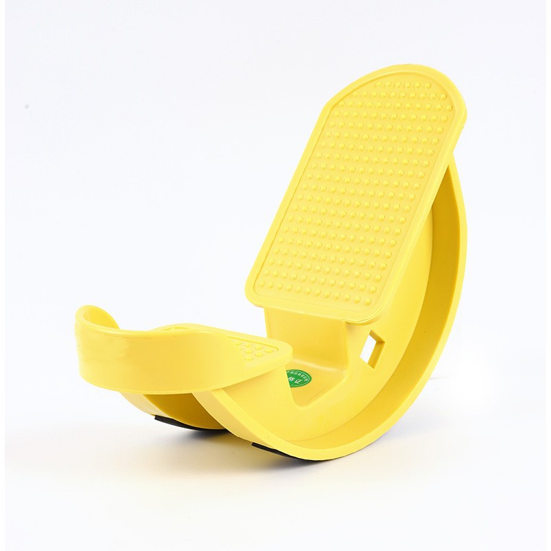 1-Pair Yellow Reinforced Calf Stretcher Slant Board - Professional Non-Slip