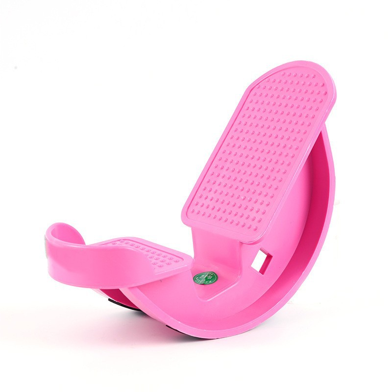1-Pair Pink Reinforced Calf Stretcher Slant Board - Professional Non-Slip